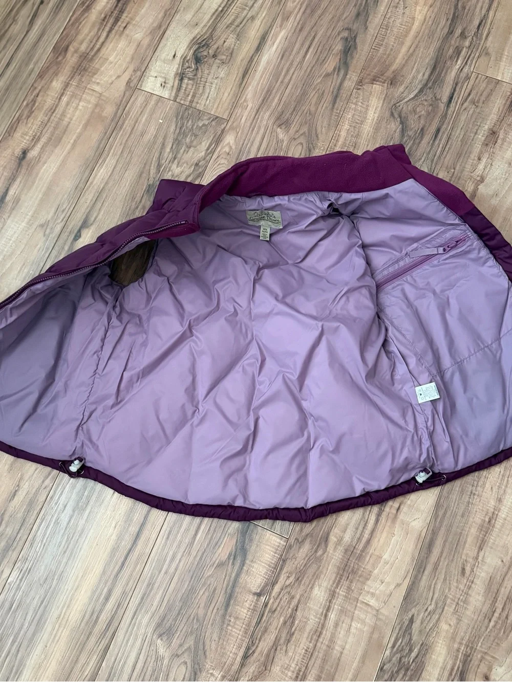 NWT Cabela's Plum Eggplant Quilted Down Vest - Purple So soft and warm Size: M